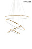 MOOSEE lampa wisząca RING SLIM M złota