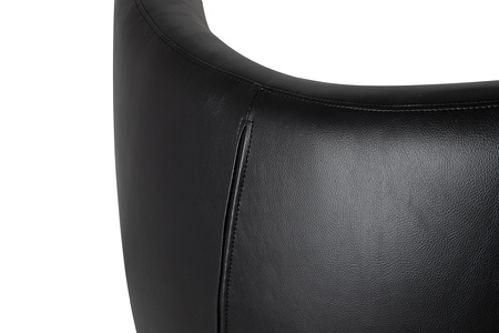 Fotel EGG SZEROKI czarny