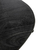 Stolik kawowy czarny LAMINAR 86 cm drewno mango