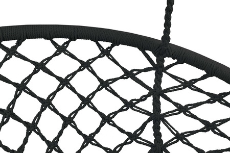 Fotel wiszący TOGO czarny z poduszkami