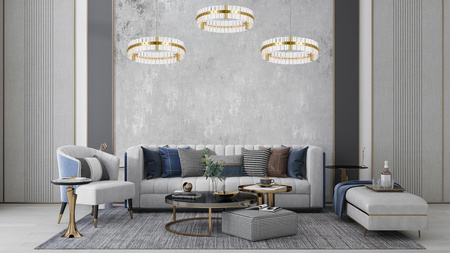 MOOSEE lampa wisząca SATURNUS 47 złota