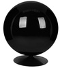 Fotel obrotowy BALL BLACK czerwony