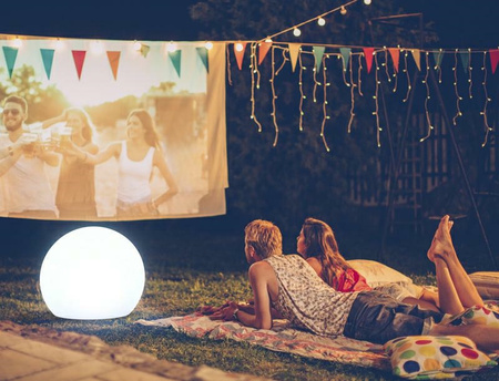 Lampa ogrodowa BULY 60 CABLE biała