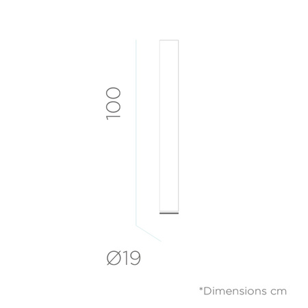 Lampa ogrodowa FITY 100 CABLE biała