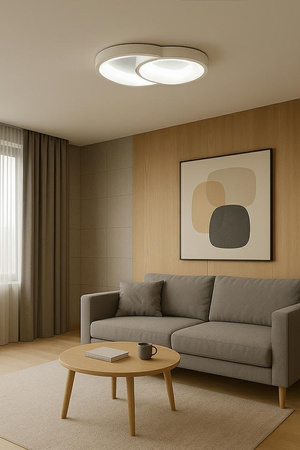 Lampa sufitowa - plafon CELLS 2 biała