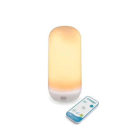 Lampa stołowa CANDY z efektem płomienia