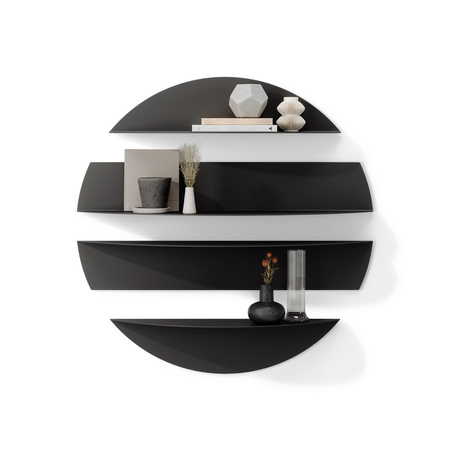 Półki ścienne SOLIS czarne