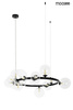 MOOSEE lampa wisząca ALURE 85 czarna