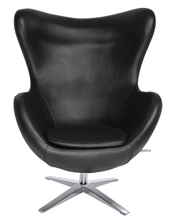 Fotel EGG SZEROKI czarny