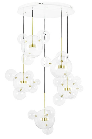 Lampa wisząca CAPRI DISC 5 złota
