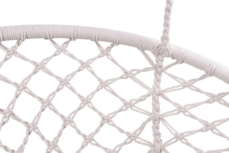 Fotel wiszący TOGO kremowy z poduszki