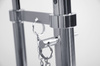 Stolik GREY chromowany - metal, szkło