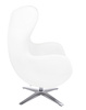 Fotel EGG SZEROKI biały
