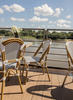 Krzesło CAFE PARIS białe rattan