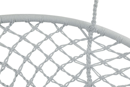 Fotel wiszący TOGO szary z poduszkami