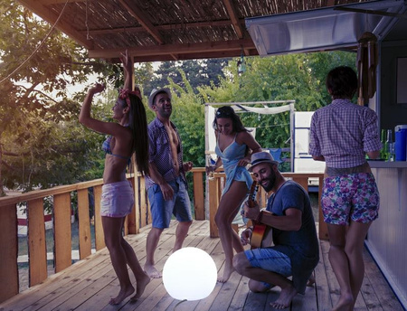 Lampa ogrodowa BULY 20 CABLE biała