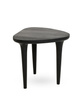 Stolik czarny LAMINAR 49 cm drewno mango