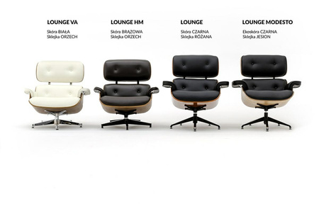 Fotel LOUNGE HM z podnóżkiem