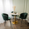 Krzesło HAMPTON VELVET ciemnozielone