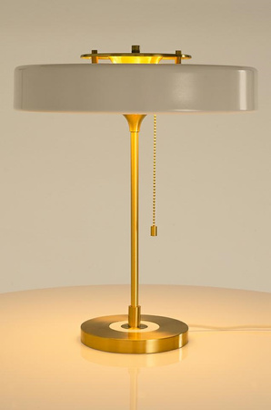 Lampa biurkowa ARTE biało-złota