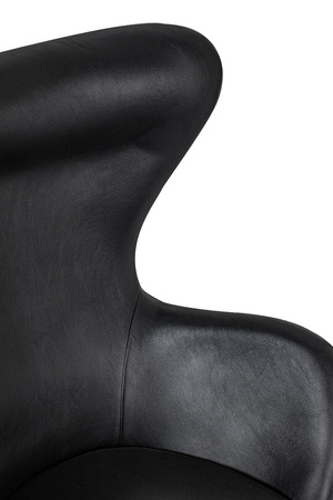 Fotel EGG SZEROKI czarny