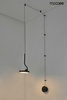 MOOSEE lampa ścienna FLAT czarna