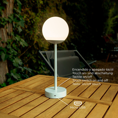 Lampa stołowa NORAI SLIM 35 rose gold