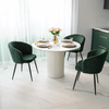Krzesło HAMPTON VELVET ciemnozielone