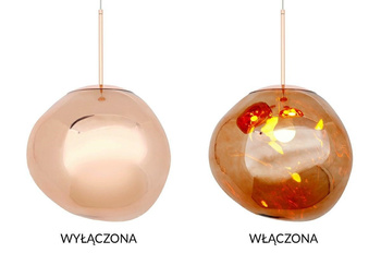 MOOSEE lampa wisząca FUSION 40 miedziana