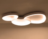 MOOSEE lampa sufitowa / plafon CELLS 3 biała