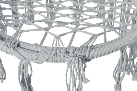 Fotel wiszący TOGO szary z poduszkami