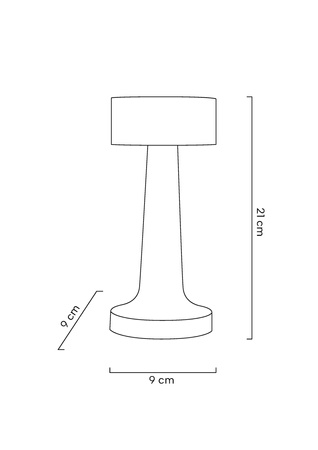 Lampa stołowa LEE złota