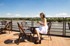 Krzesło CAFE PARIS brązowe rattan