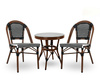 Krzesło CAFE PARIS brązowe rattan