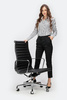 Fotel biurowy AERON PRESTIGE PLUS chrom  - skóra naturalna, aluminium
