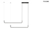 MOOSEE lampa wisząca SHAPE DUO 120 czarna