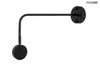 MOOSEE lampa ścienna AXEL czarna