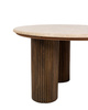 Stolik kawowy RAGNO 68 cm marmur i drewno mango