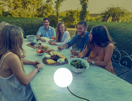 Lampa ogrodowa BULY 50 CABLE biała