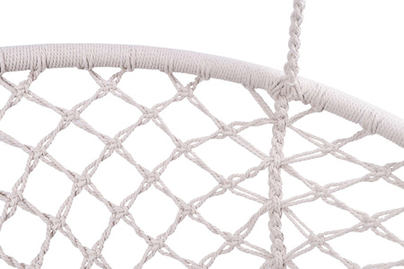 Fotel wiszący TOGO kremowy z poduszki