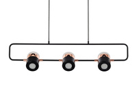 Lampa wisząca BLINK 3 czarna