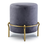 LILY Puf ciemno-szary